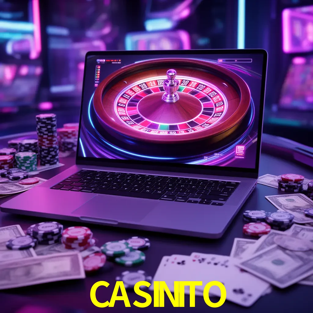 Centro móvil CASINITO con casino, cajero, bonos, app y acceso de cuenta para México